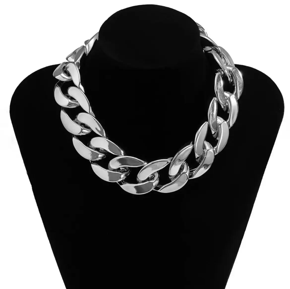 Acrylic Chunky Necklace and Bracelet Set GlamChasyn