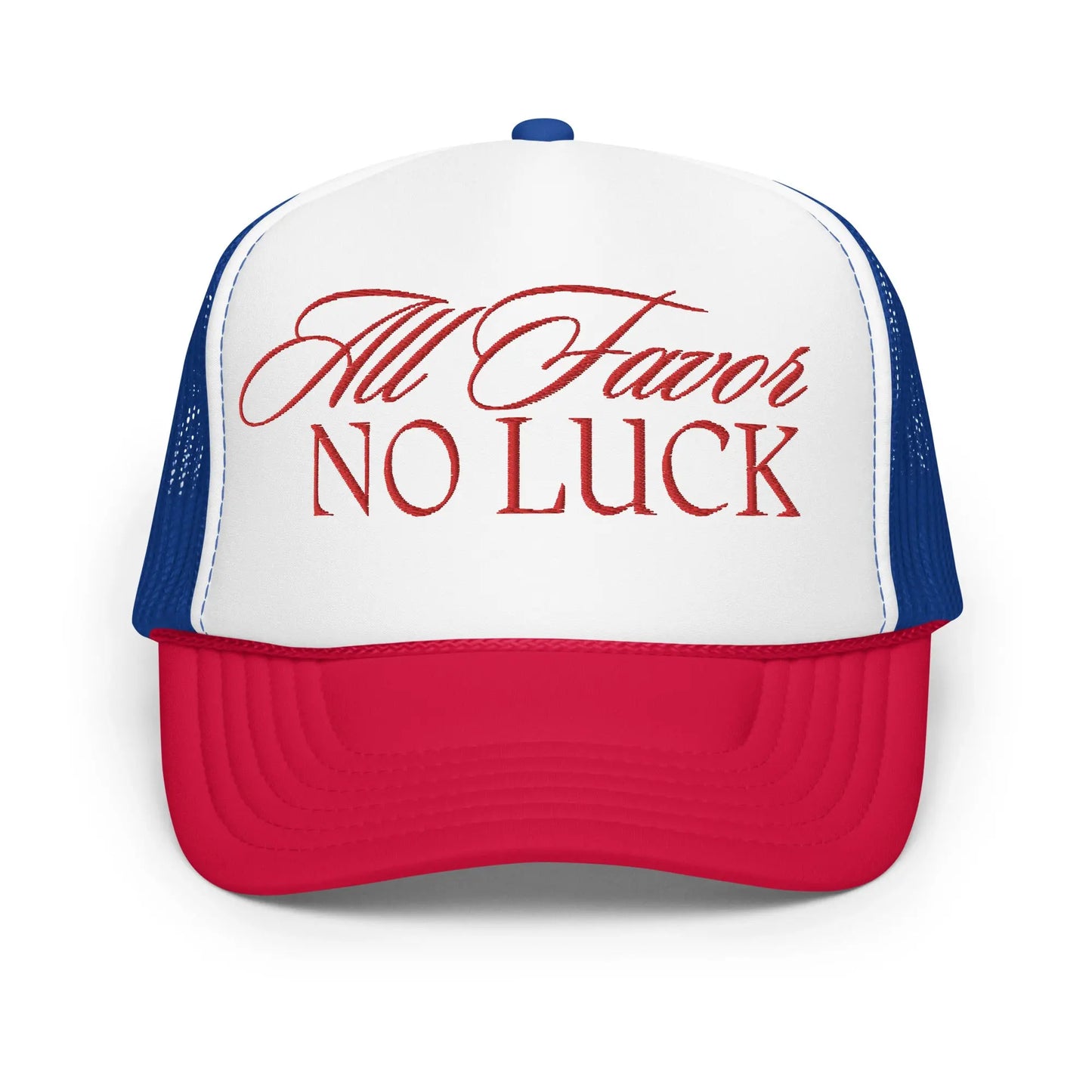 All FAVOR No Luck Foam Trucker Hat GlamChasyn Boutique