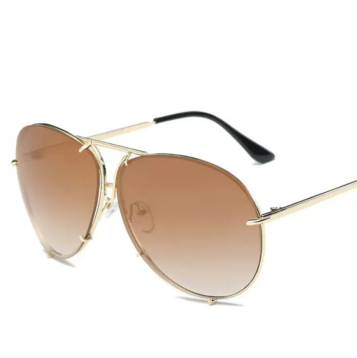 Avery Metal Frame Aviator Sunglasses SOG