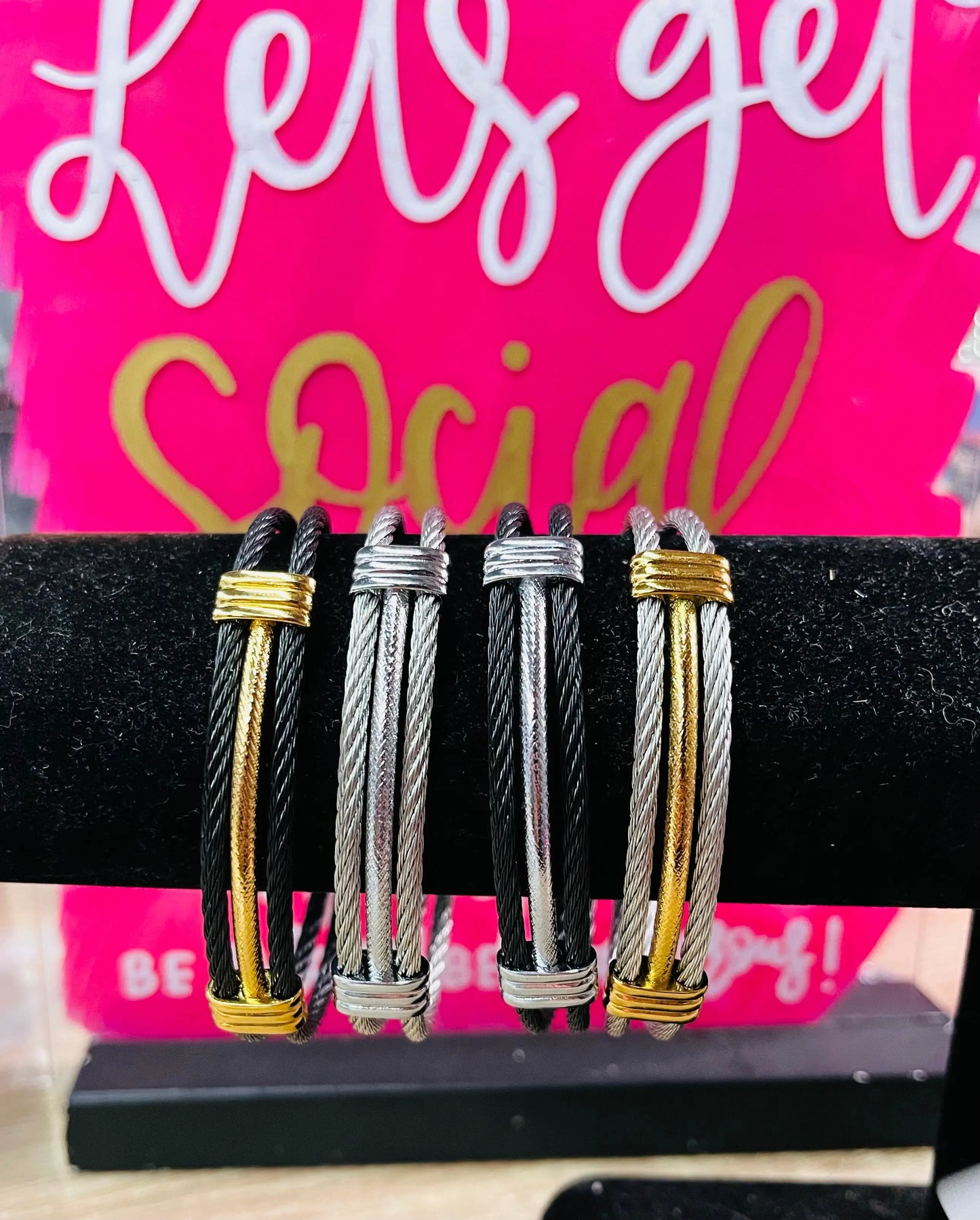 Crossover cable bracelet GlamChasyn