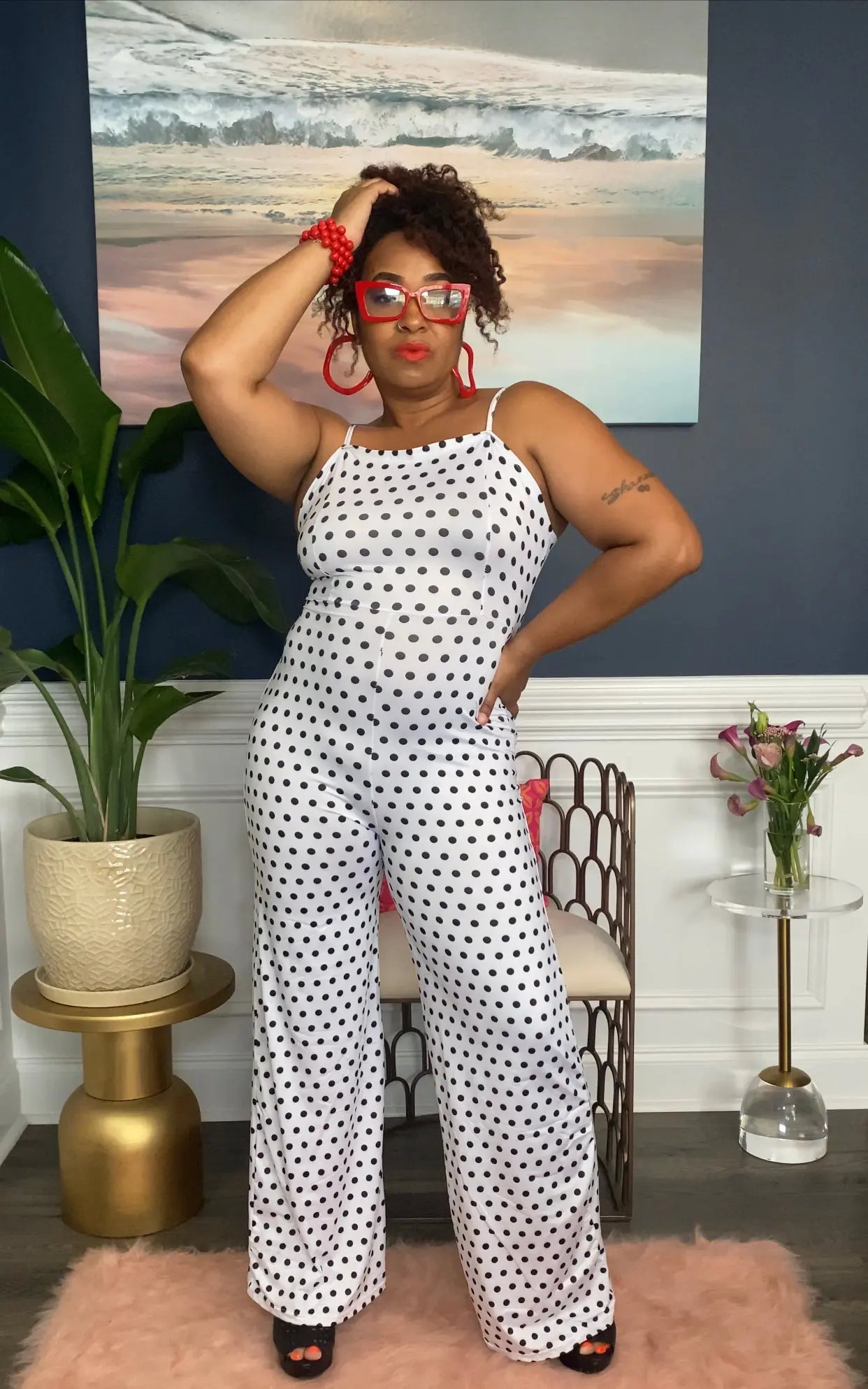 Dottie Doll Jumpsuit GlamChasyn