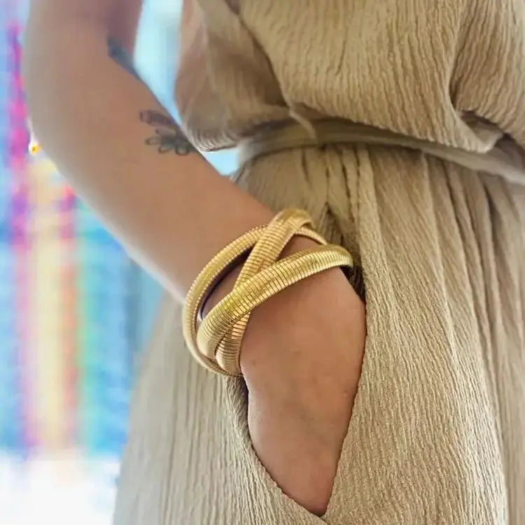 Exaggerated Stretch Snake Bangles GlamChasyn