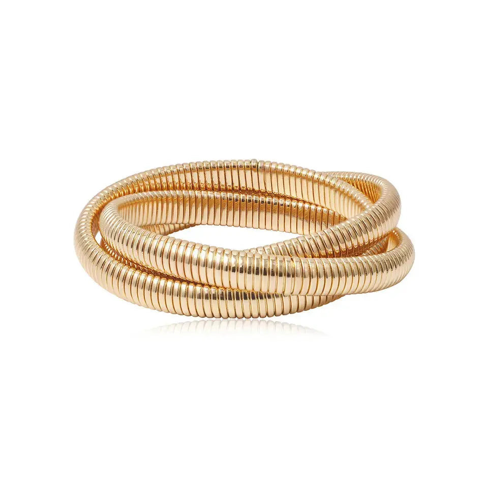 Exaggerated Stretch Snake Bangles GlamChasyn