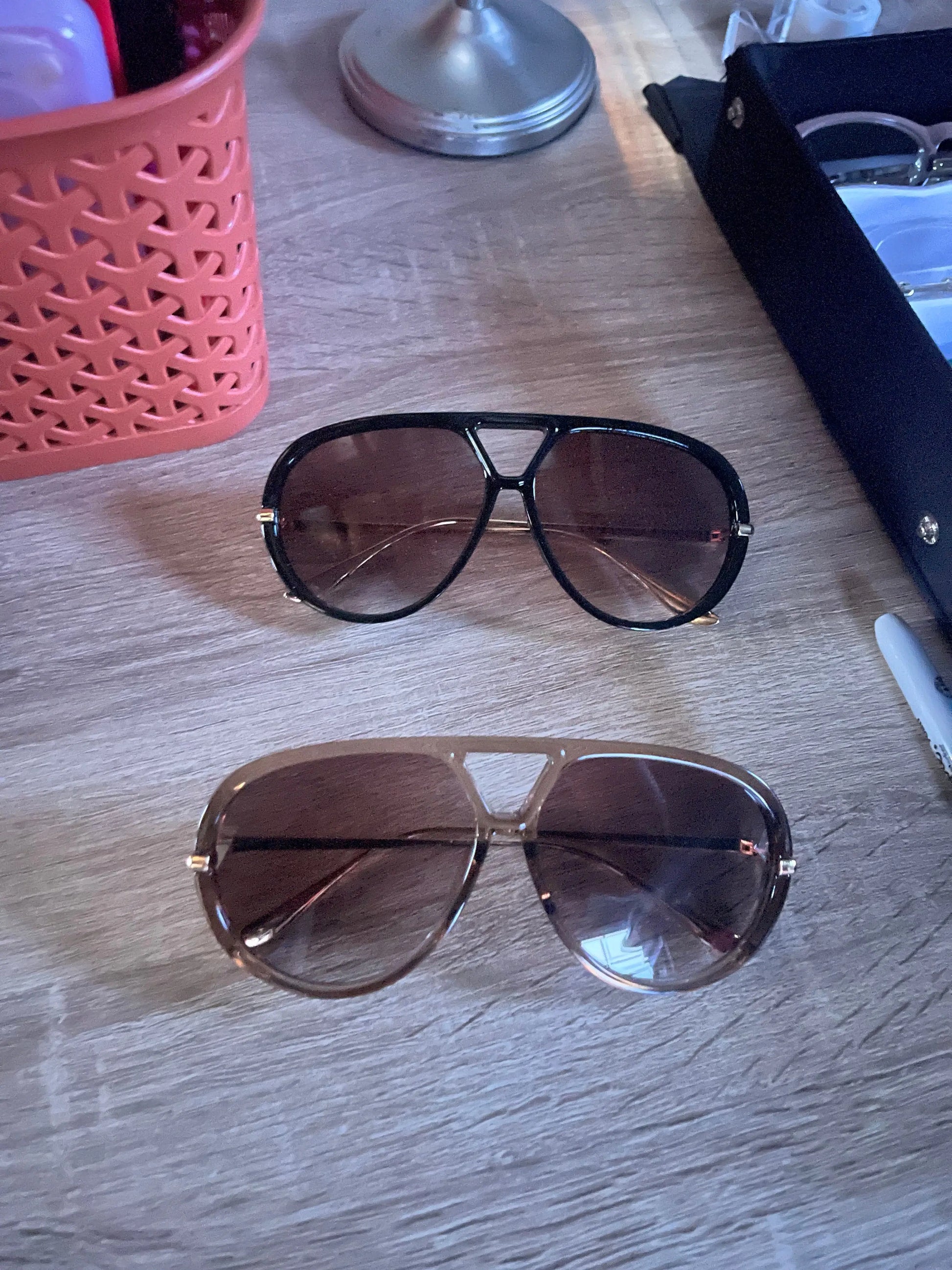 Flight Risk Aviator Sunglasses GlamChasyn Boutique