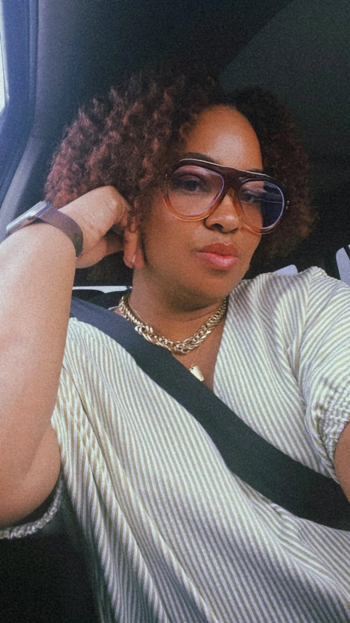 Flight Risk Vintage Oversized Pilot Eyeglasses Shadez of Glam