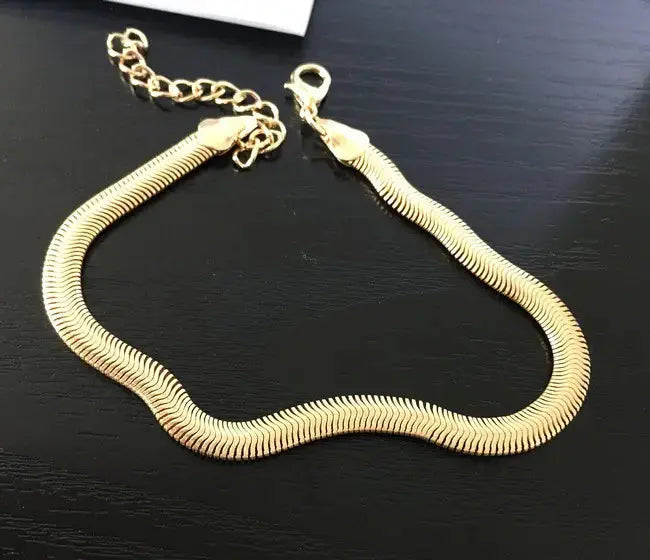 Herringbone Anklet GlamChasyn