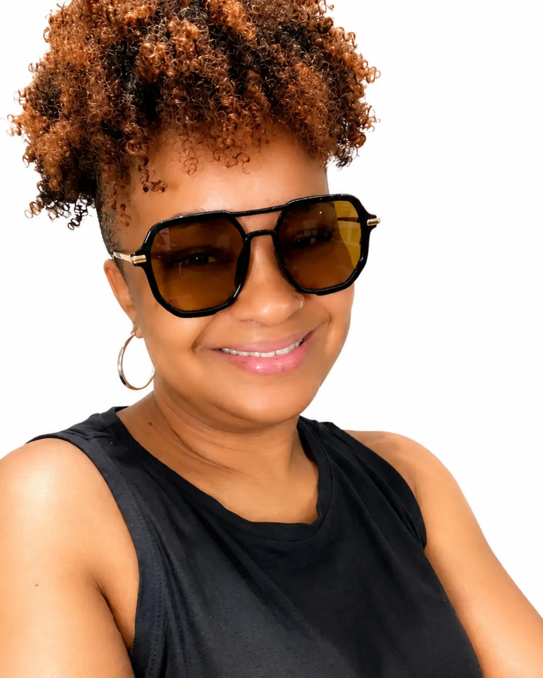Jet Setter Oversized Aviator Sunglasses | Luxury Fashion Shades Shadez of Glam