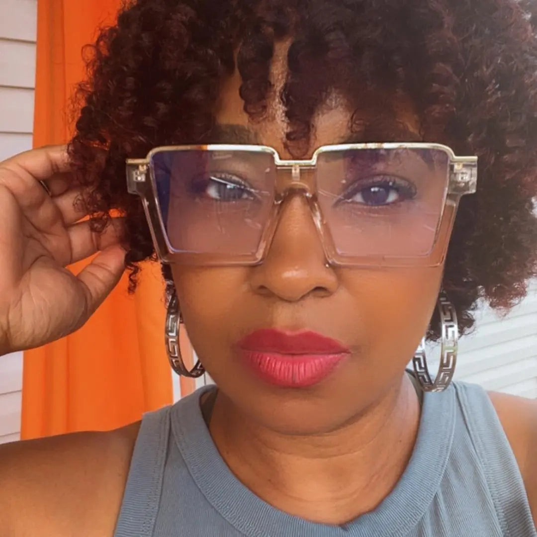 Layla Square Half Frame Eyeglasses SOG