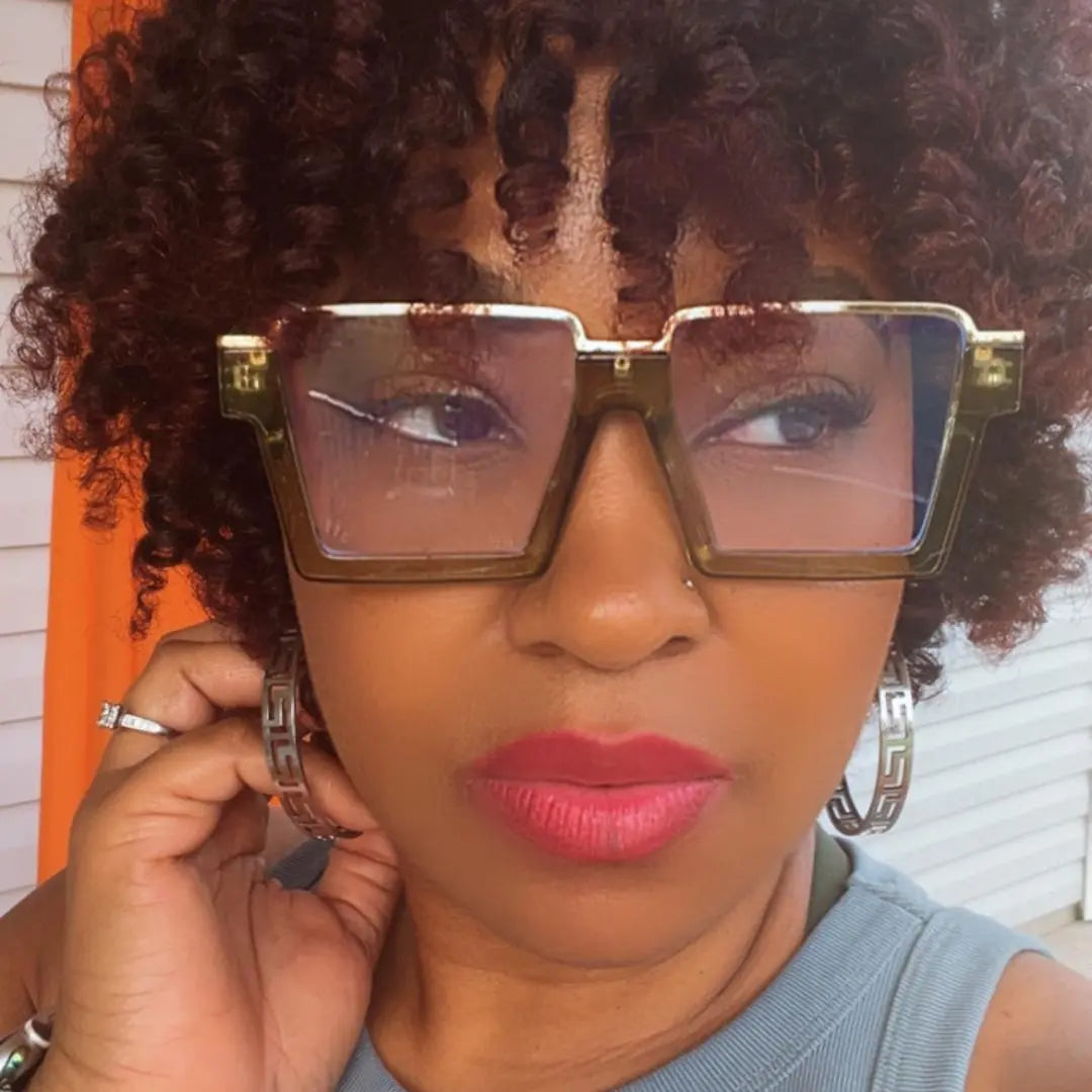 Layla Square Half Frame Eyeglasses SOG