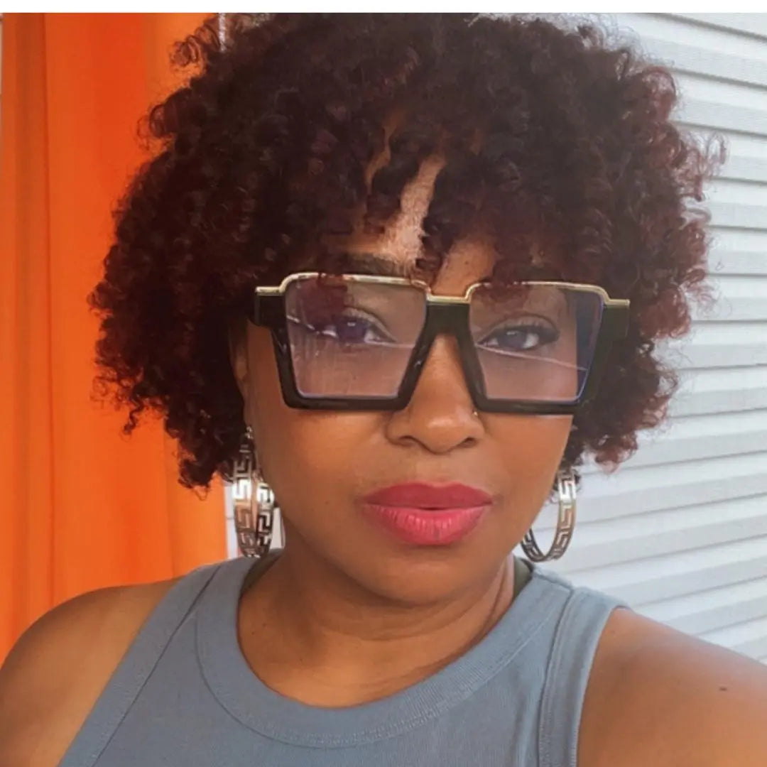 Layla Square Half Frame Eyeglasses SOG