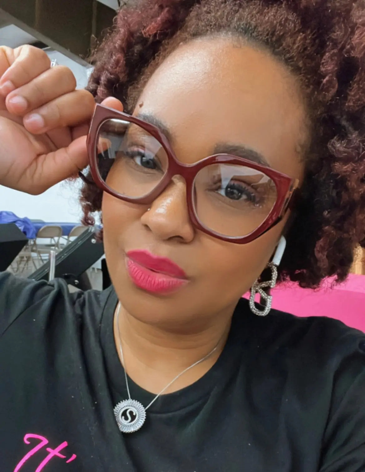 Maria Square Cat-Eye Eyeglasses SOG