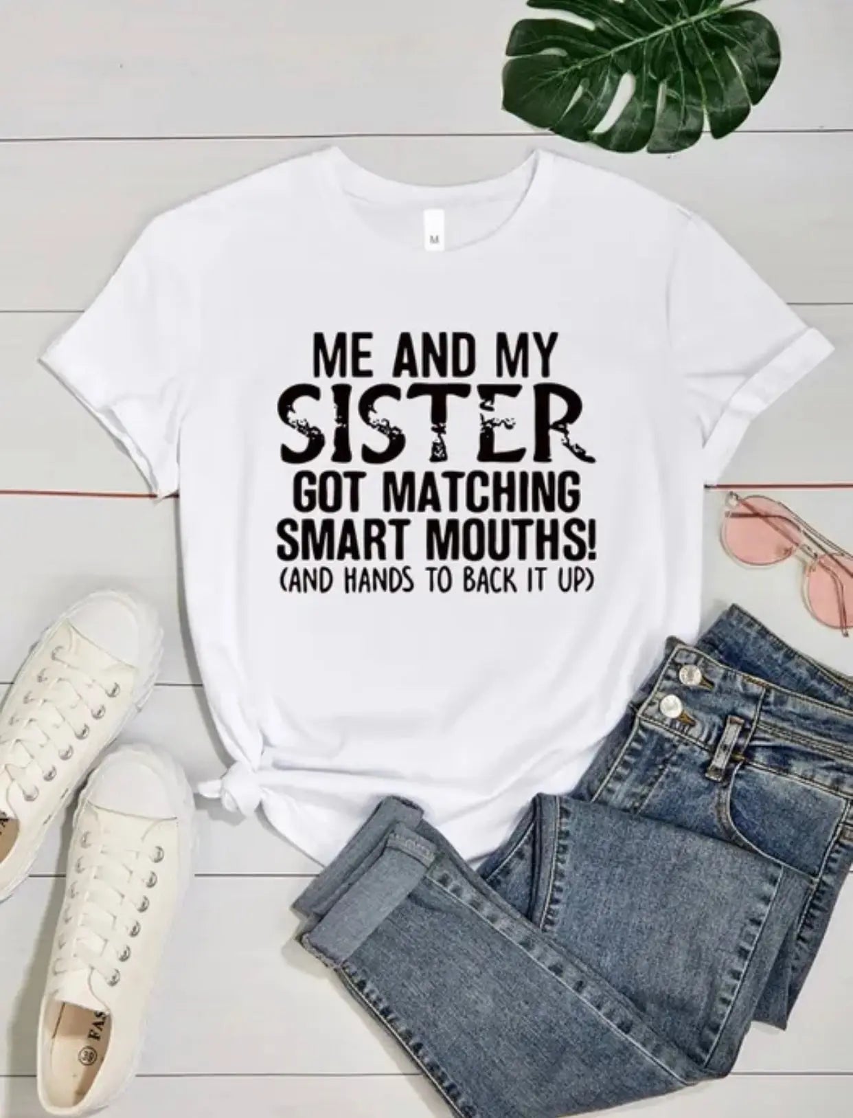 Matching Mouth Sister's T-shirt GlamChasyn