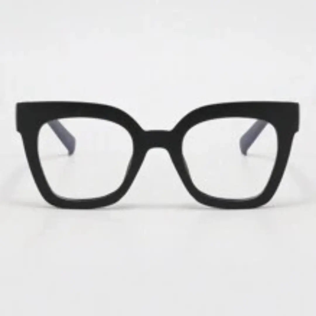 Matte Oversized Square Cat-eye Glasses SOG