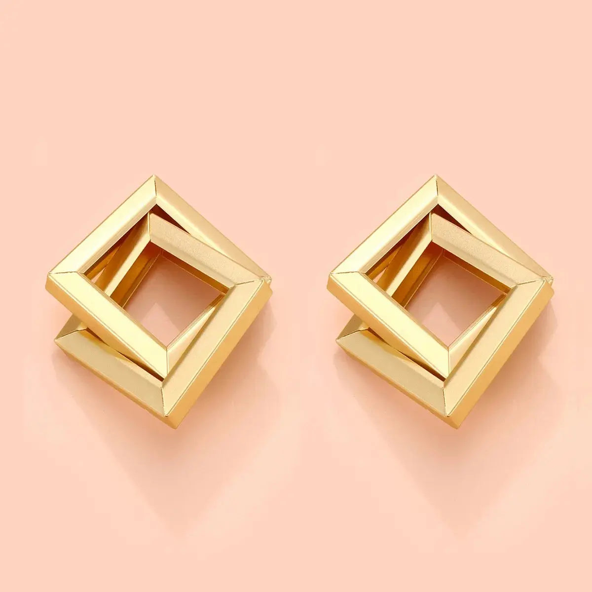 Rhombus Post Earrings GlamChasyn