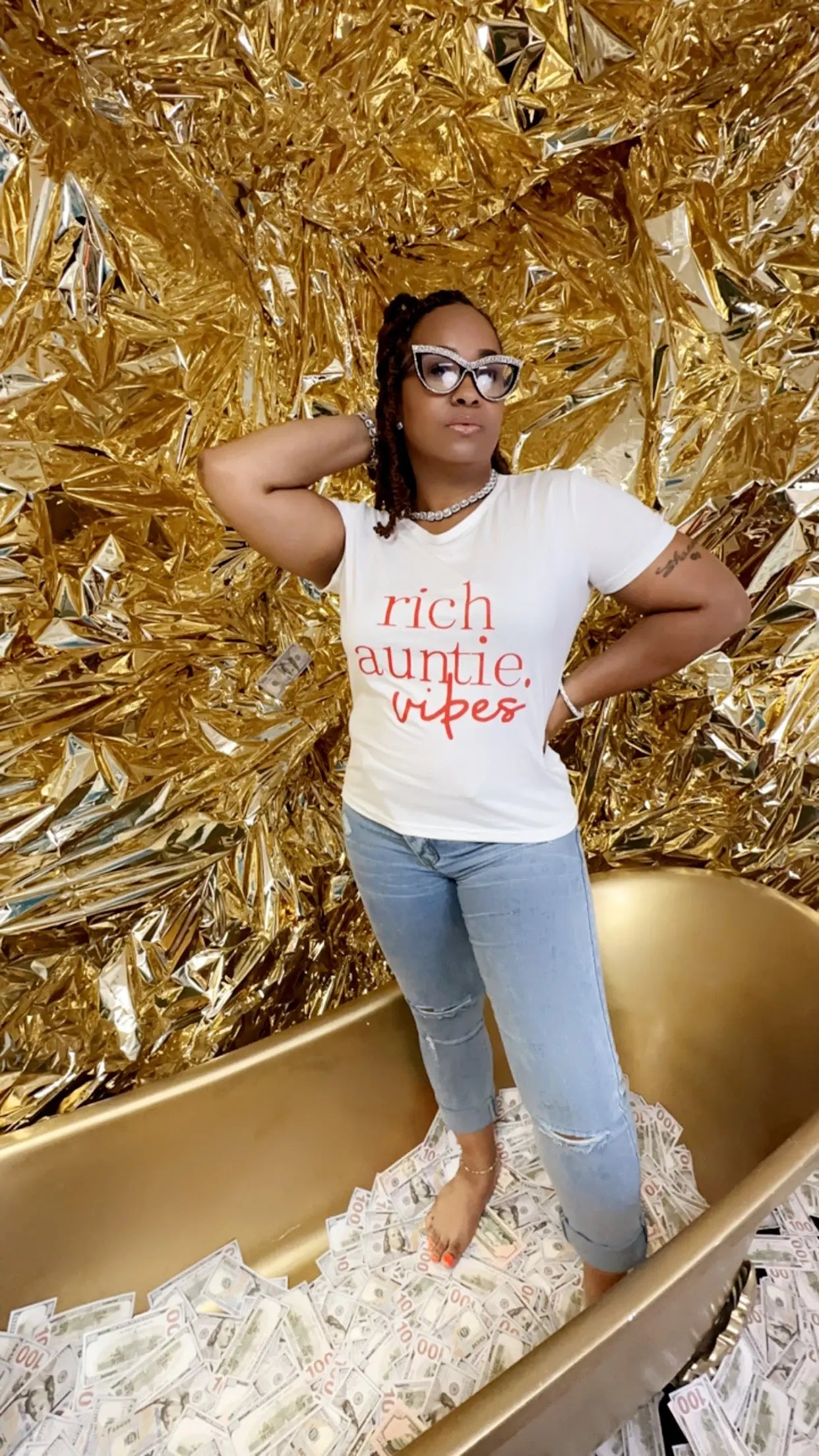 Rich Vibes T-Shirt GlamChasyn