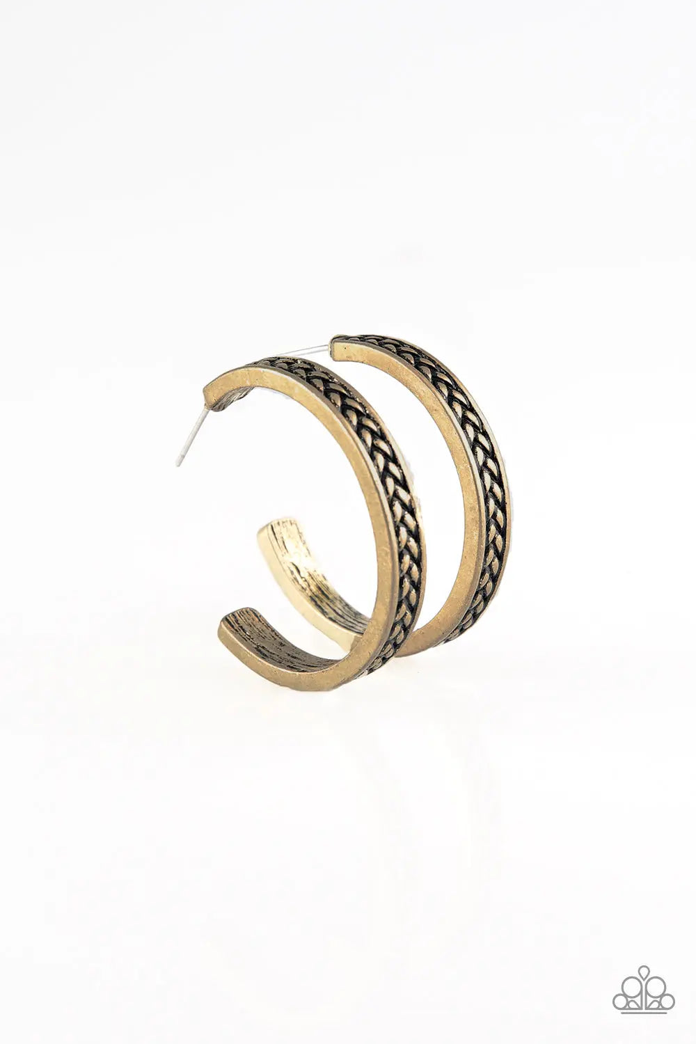 Rugged Retro - Brass Paparazzi Accessories