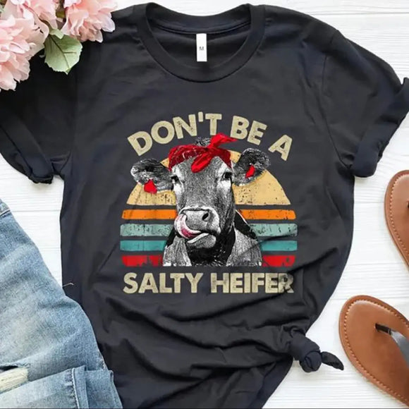 Salty Heifer T-Shirt GlamChasyn
