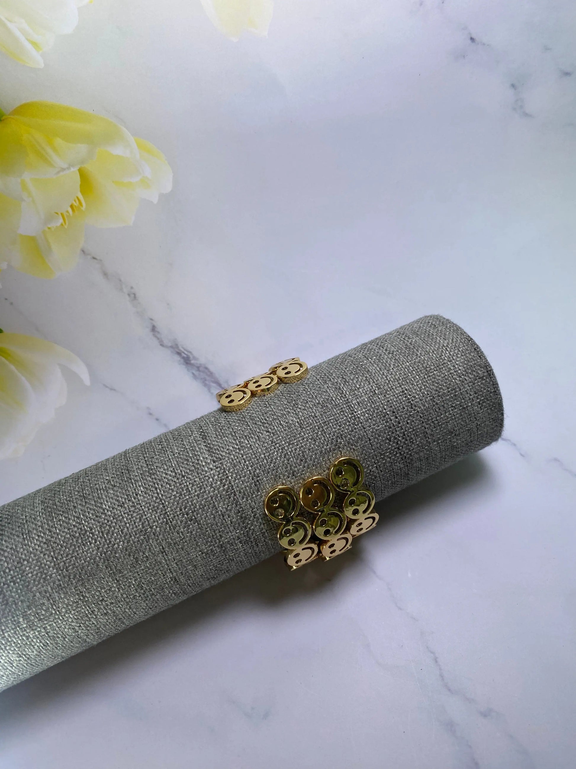 Smiley Days Gold Bracelet GlamChasyn