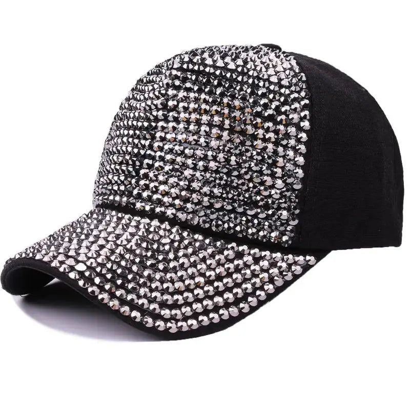 Rhinestone Baseball Cap GlamChasyn