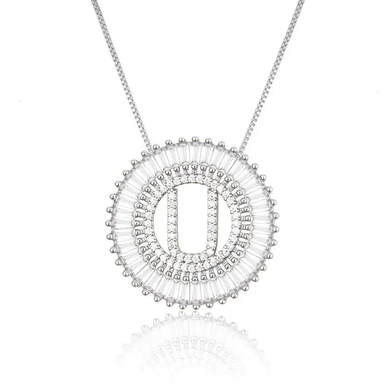 Sparkling Bling Initial Necklace GlamChasyn