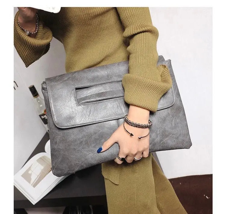 Fashion Large Capacity Clutch Bag, Trendy Envelope Clutch Purse