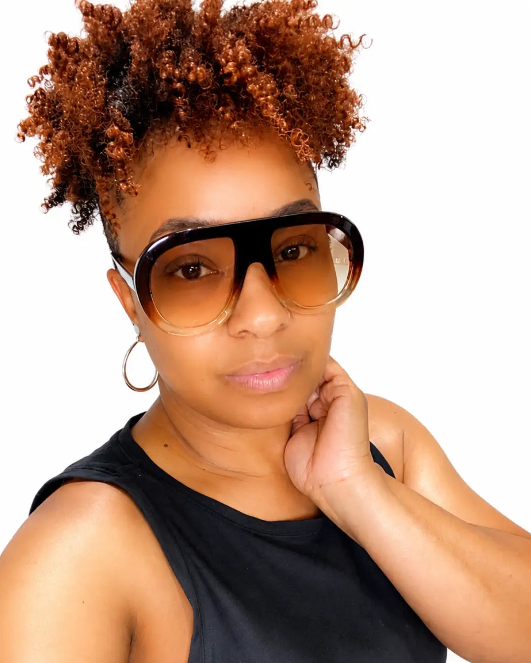 Unbothered Oversized Statement Sunglasses | Fashion Sunglasses for Women Shadez of Glam