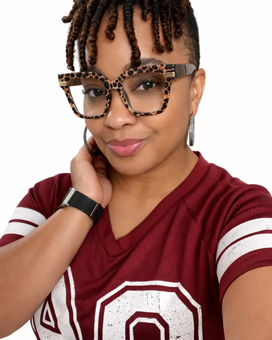 Zaria Square Eyeglasses Shadez of Glam