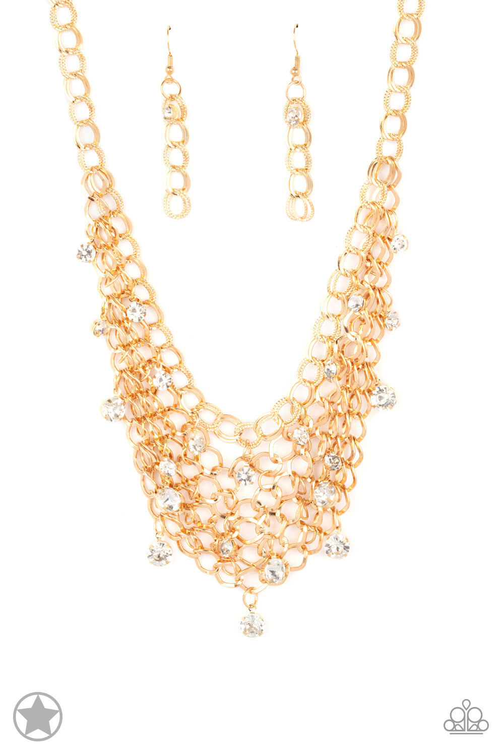 Fishing for Compliments - Gold Paparazzi Accessories