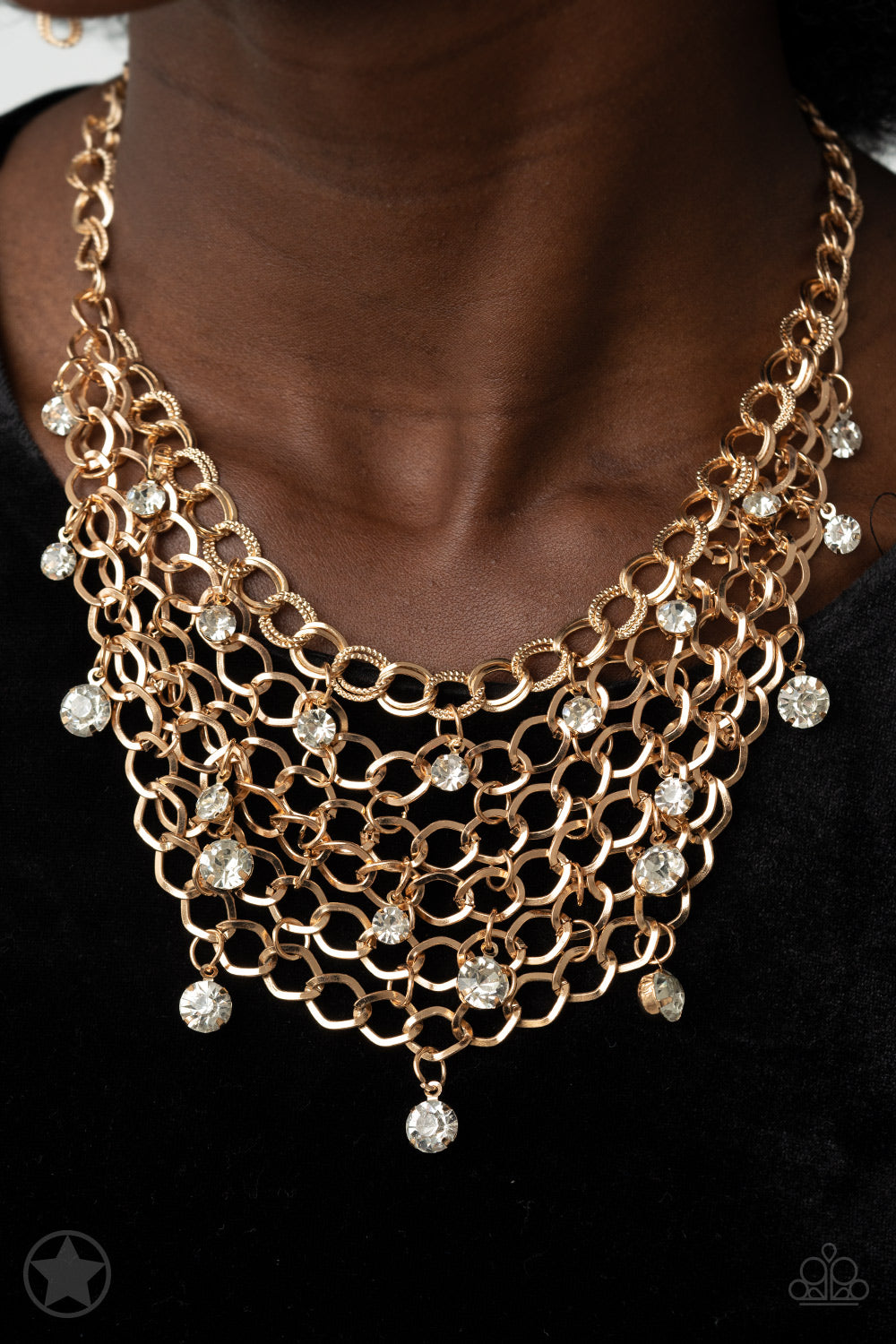 Fishing for Compliments - Gold Paparazzi Accessories