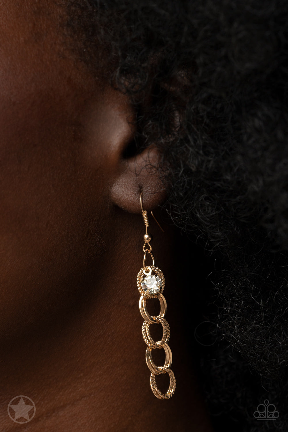Fishing for Compliments - Gold Paparazzi Accessories