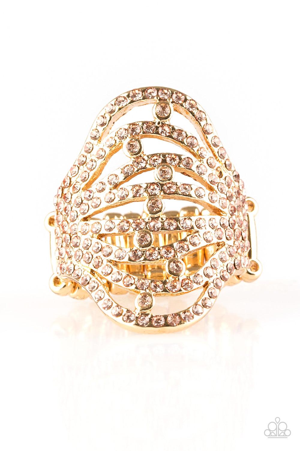 Stratospheric - Gold Paparazzi Accessories