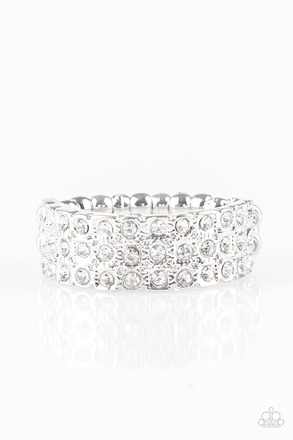 Feeling Fab-YOU-less - White Paparazzi Accessories