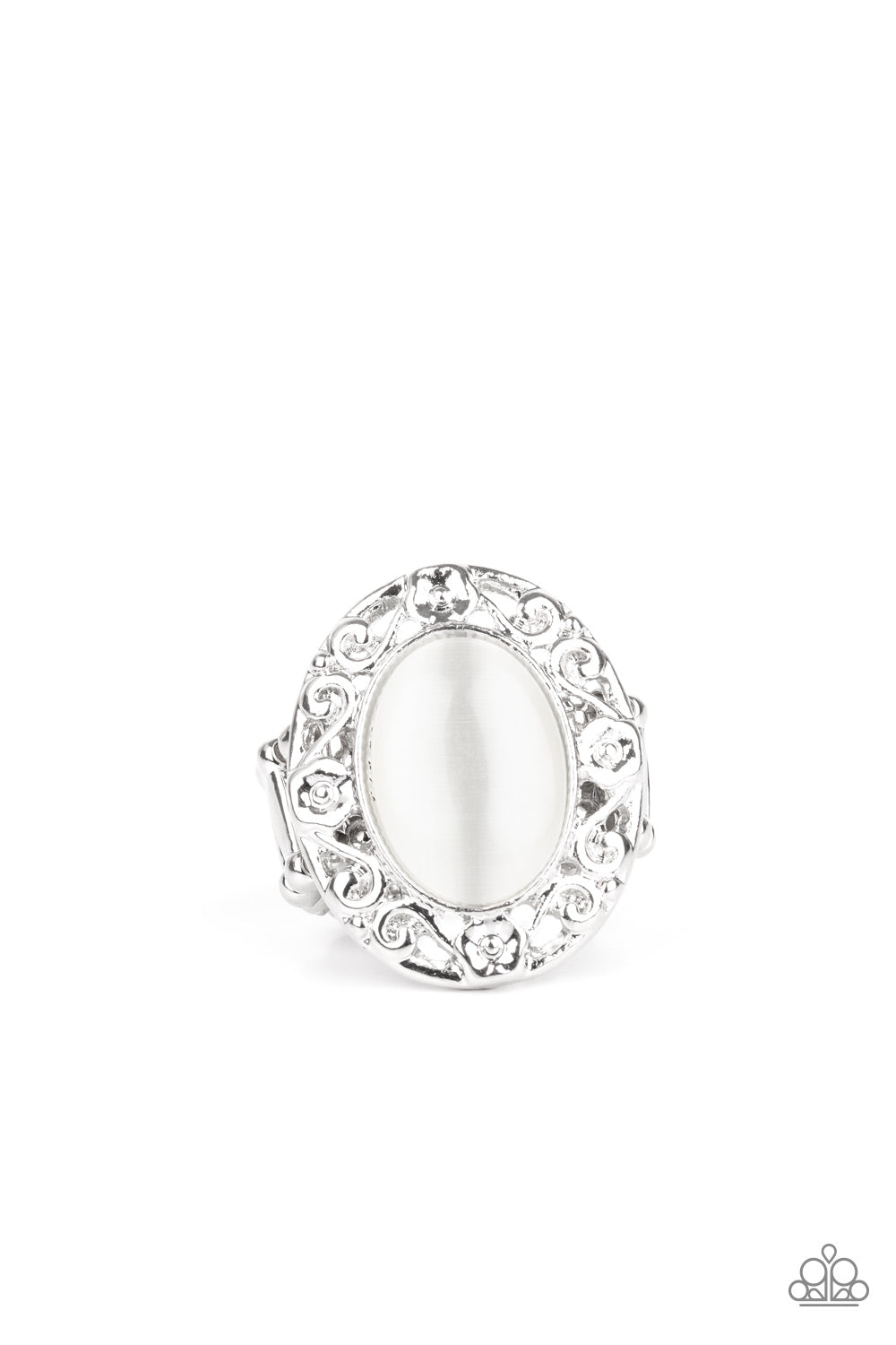 Moonlit Marigold - White Paparazzi Accessories