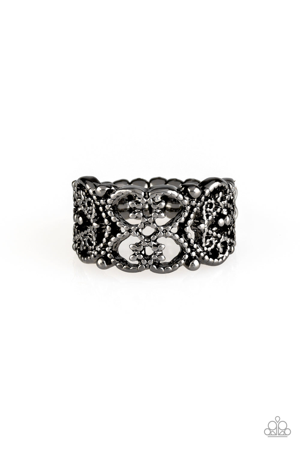 Tell Me How You Really FRILL - Black Paparazzi Accessories