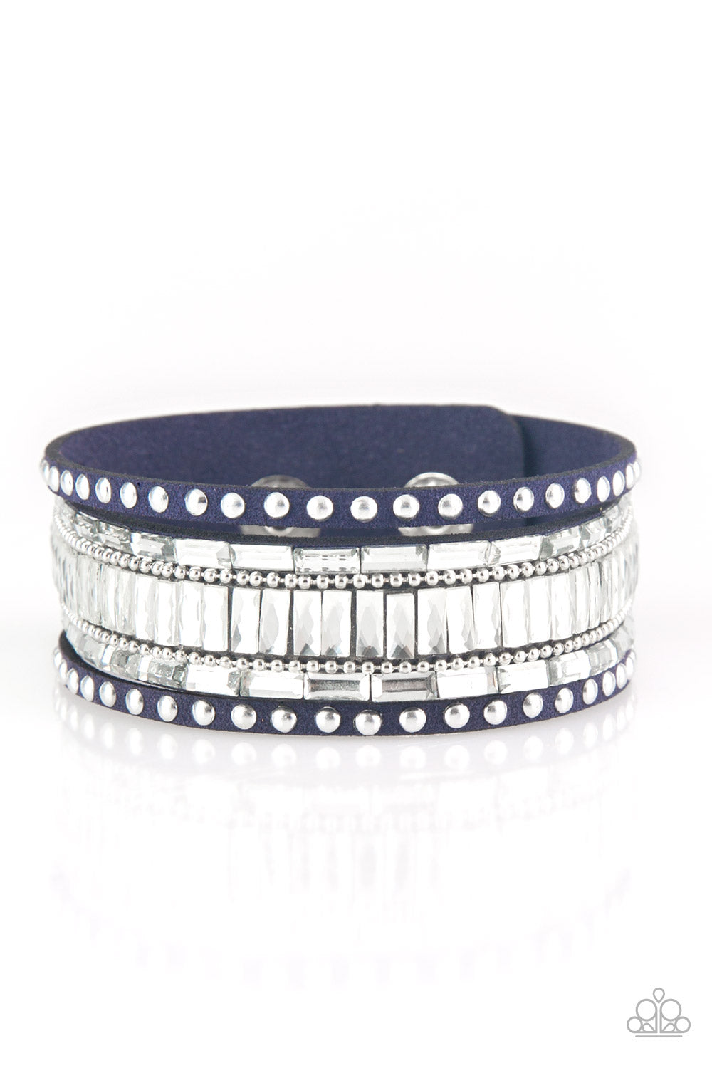 Rock Star Rocker - Blue Paparazzi Accessories