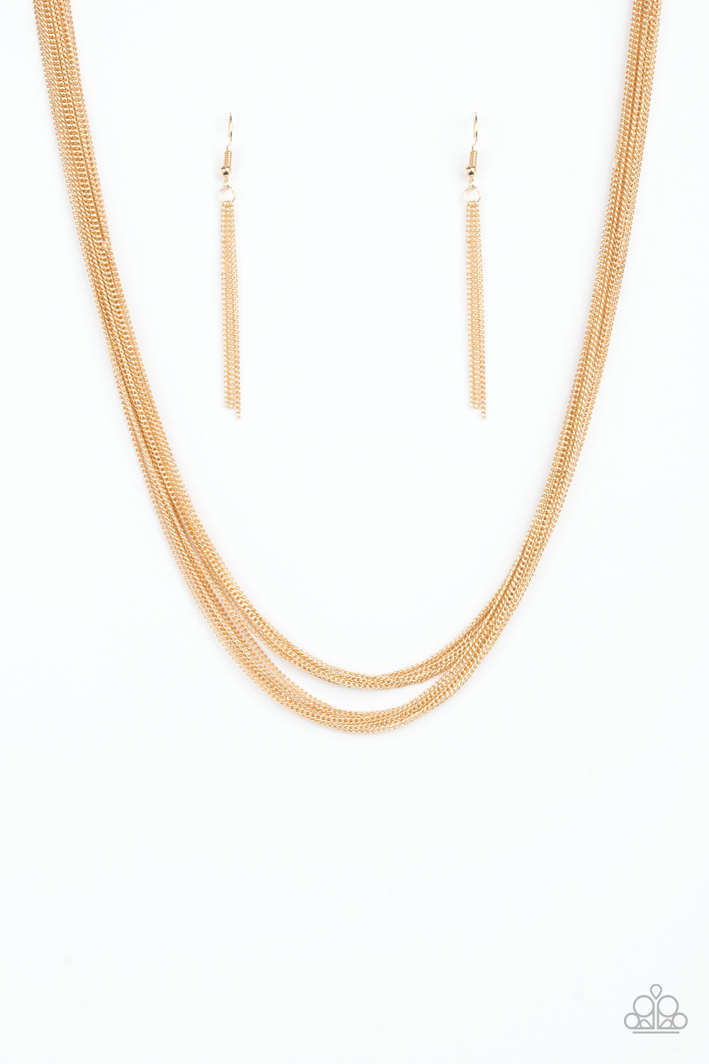 Backstage Bravado - Gold Paparazzi Accessories
