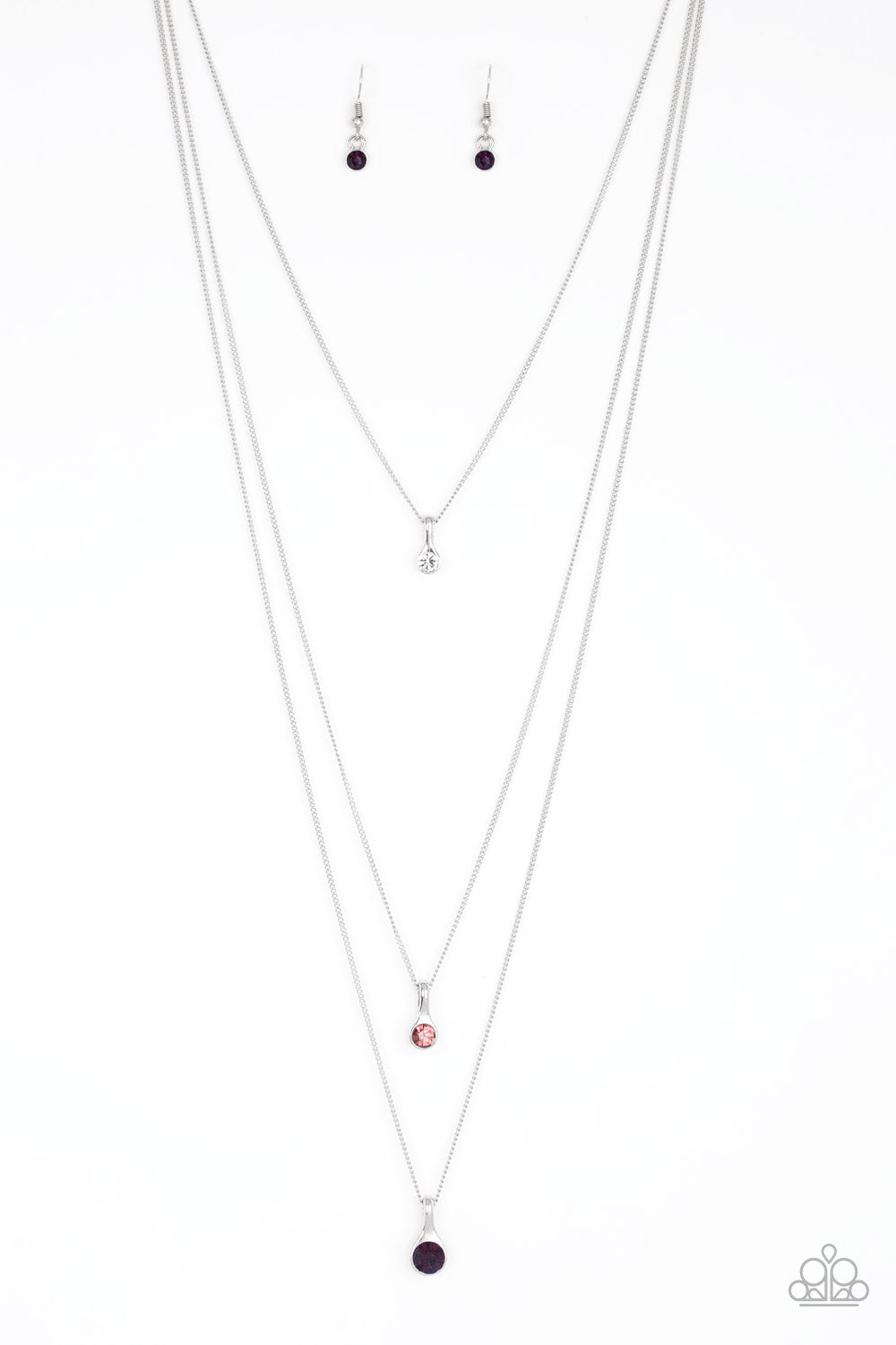 Crystal Chic - Purple Paparazzi Accessories