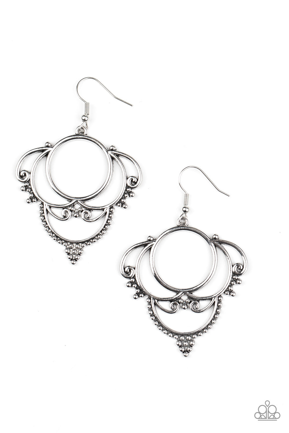 Metallic Macrame - Silver Paparazzi Accessories