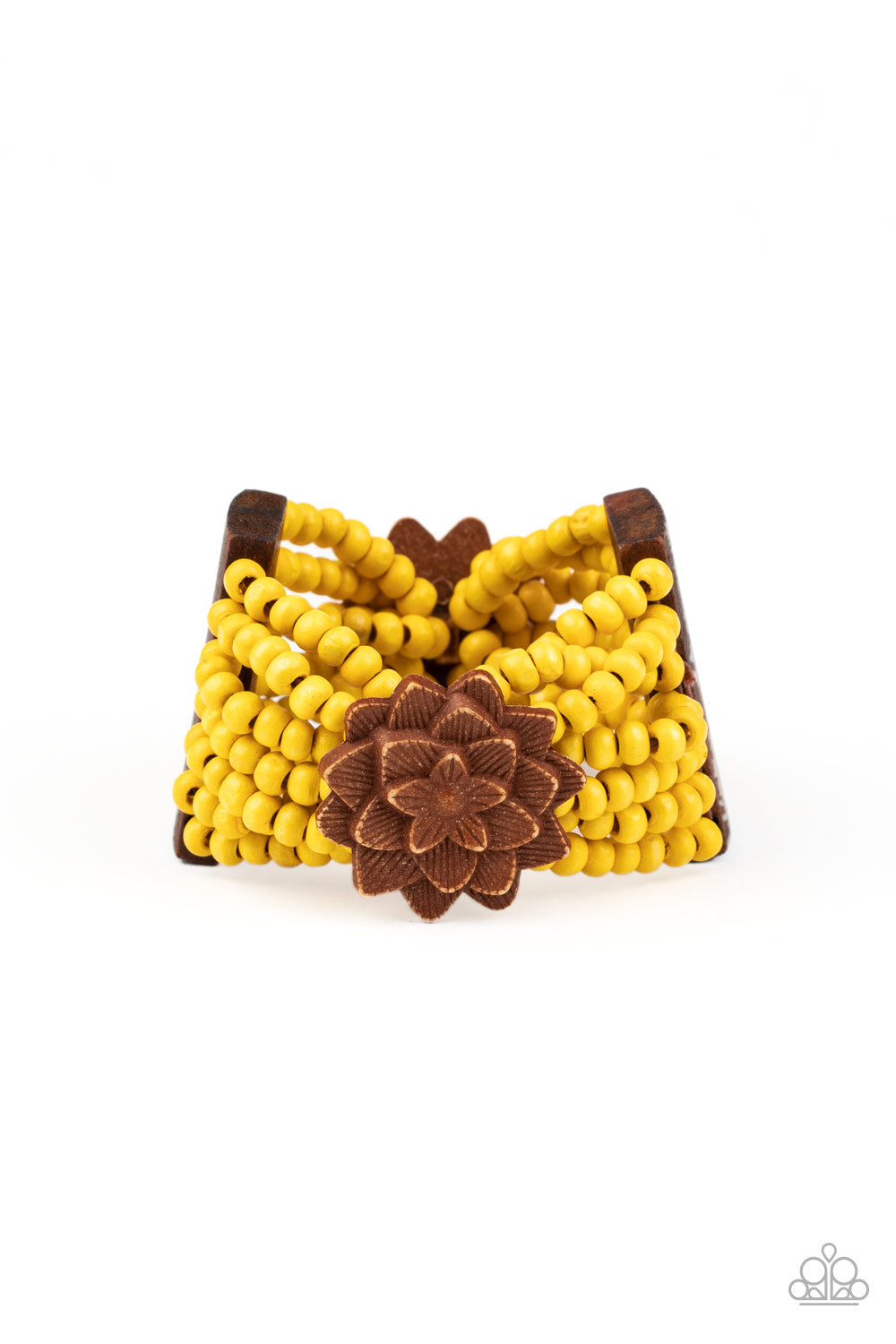 Tropical Sanctuary - Yellow Paparazzi Accessories