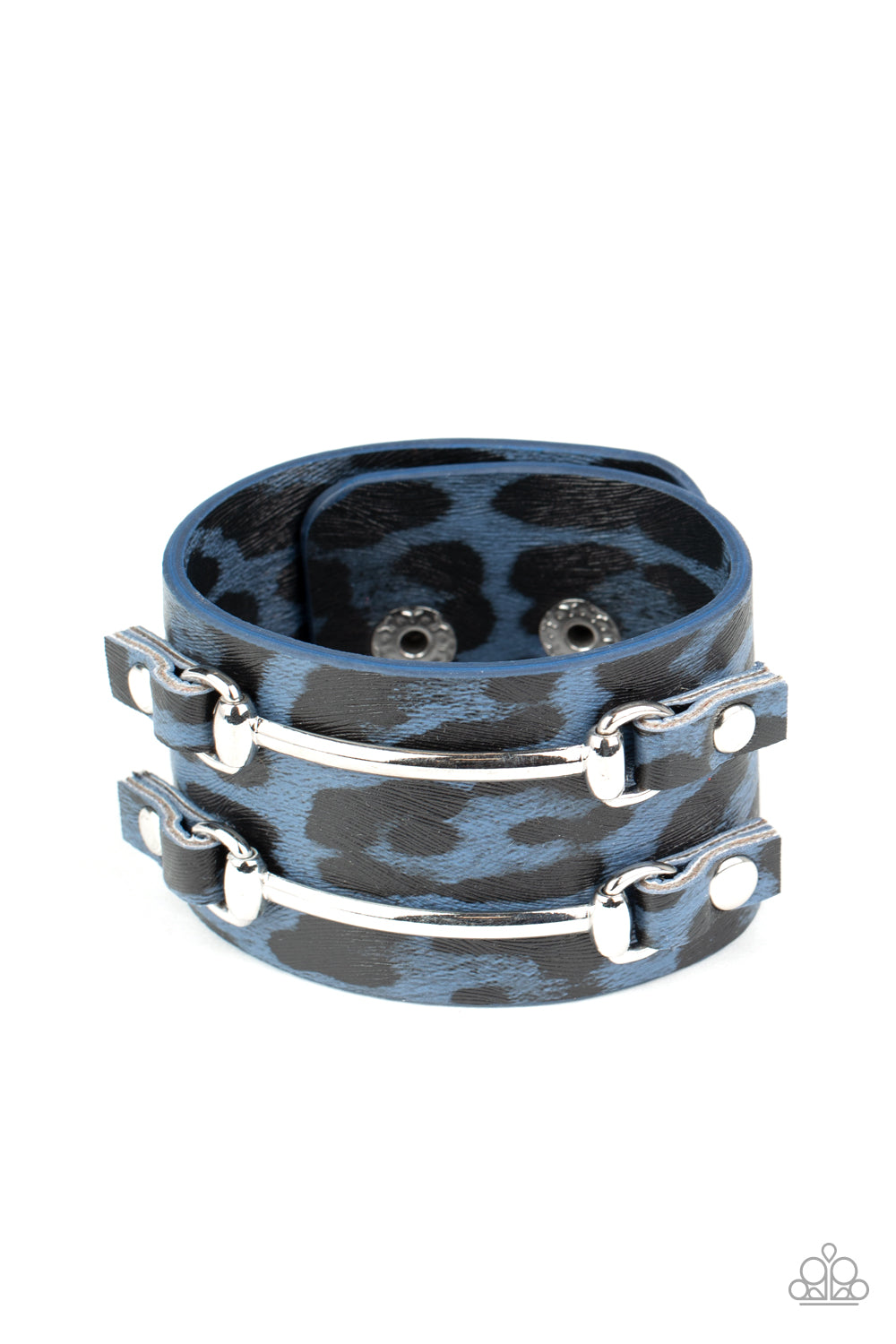 Safari Scene - Blue Paparazzi Accessories