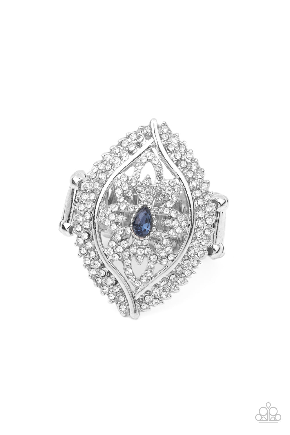 Glammed Up Gardens - Blue Paparazzi Accessories