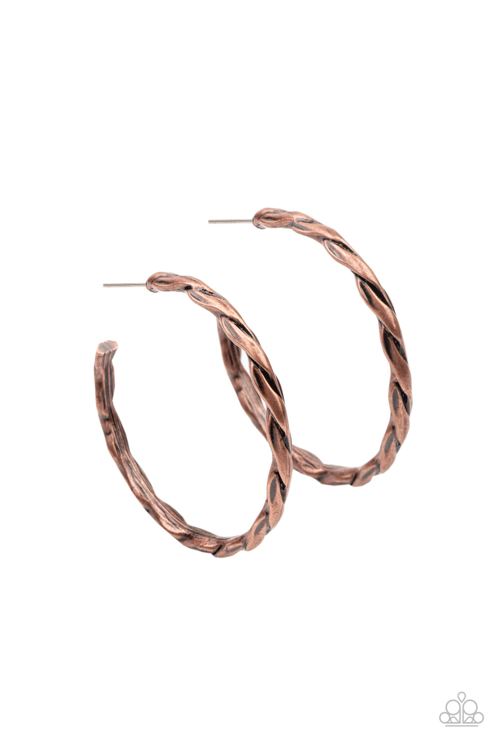 Dont Get It Twisted - Copper Paparazzi Accessories