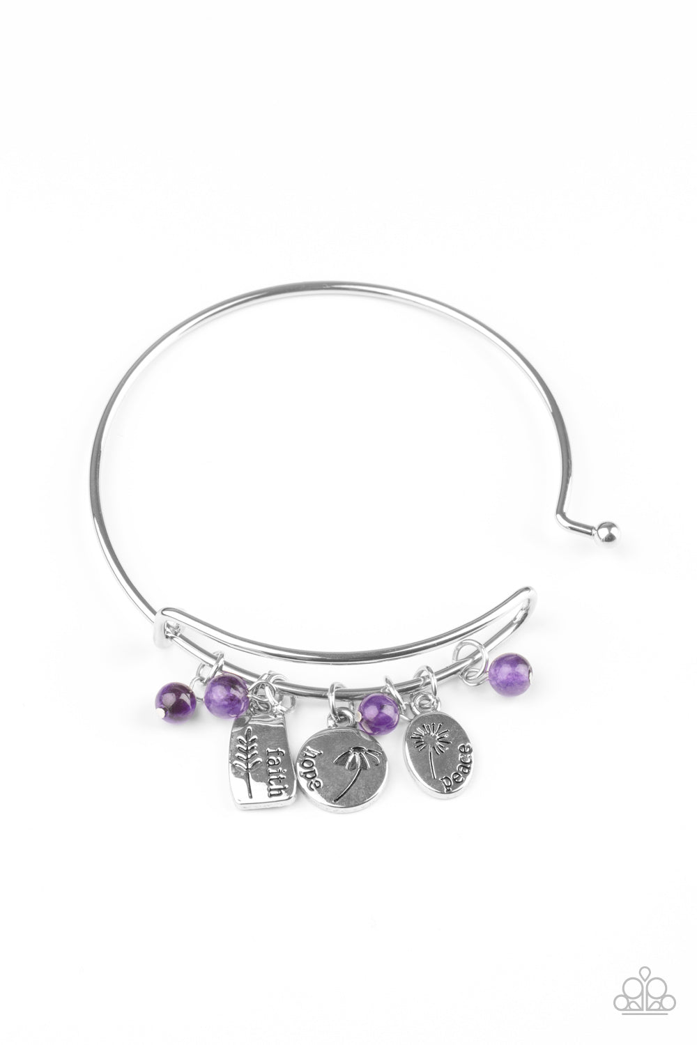 GROWING Strong - Purple Paparazzi Accessories