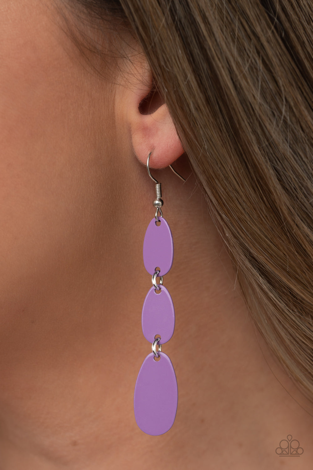Rainbow Drops - Purple Paparazzi Accessories
