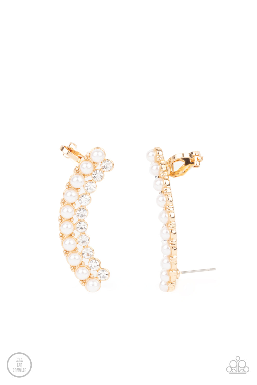 Doubled Down On Dazzle - Gold Paparazzi Accessories