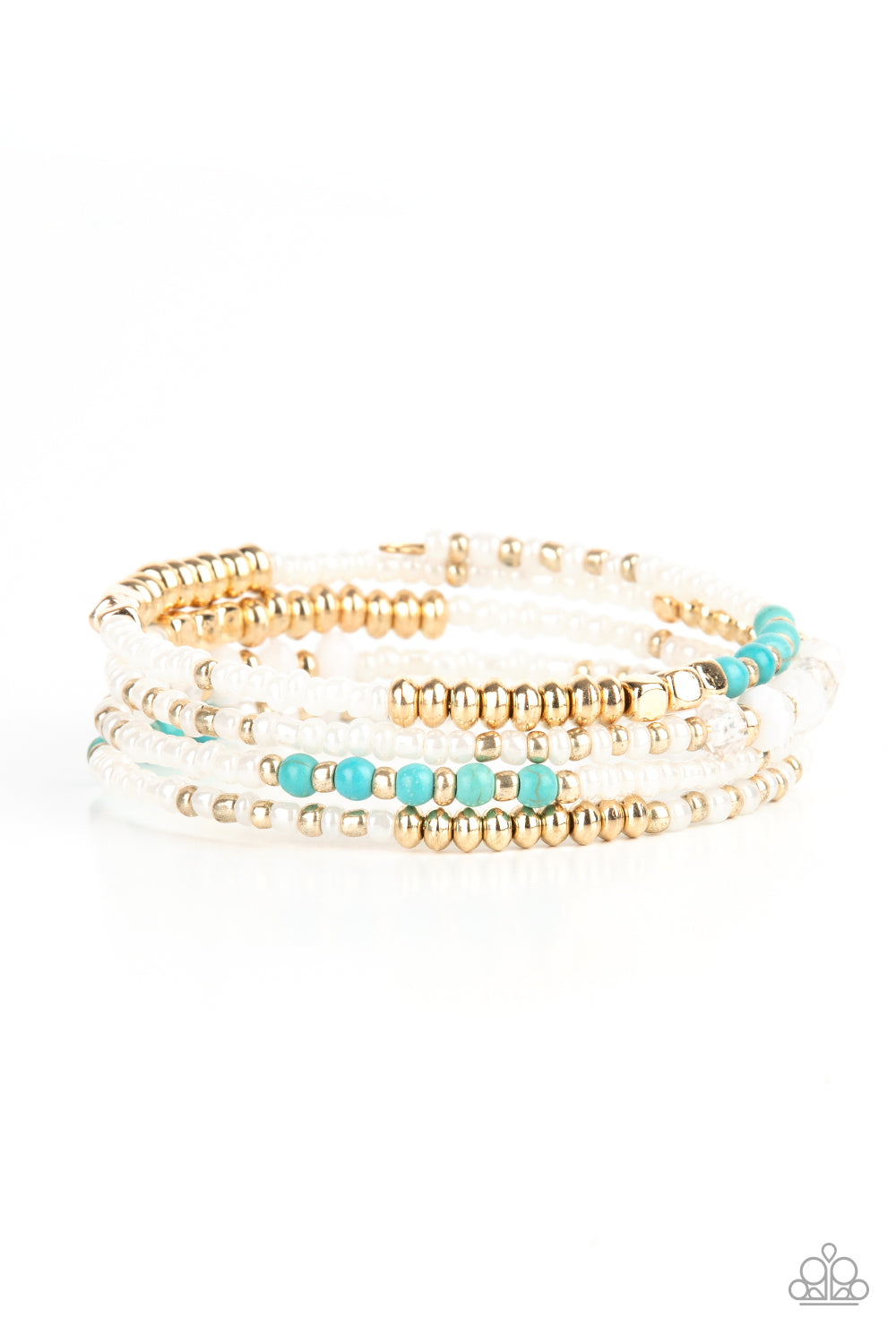 Infinitely Dreamy - Gold Paparazzi Accessories