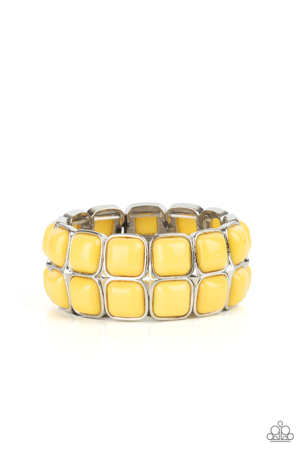 Double The DIVA-ttitude - Yellow Paparazzi Accessories