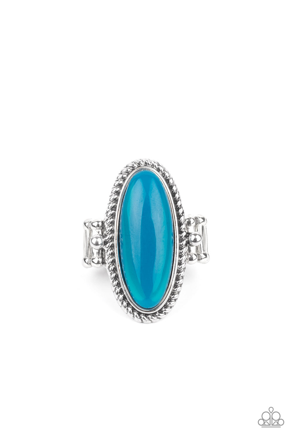 Oval Oasis - Blue Paparazzi Accessories