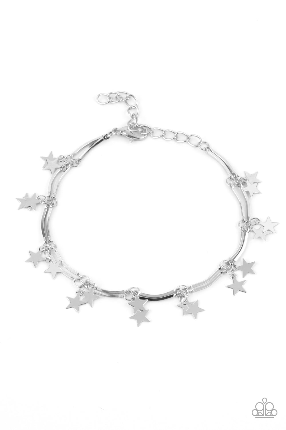 Party in the USA - Silver Paparazzi Accessories