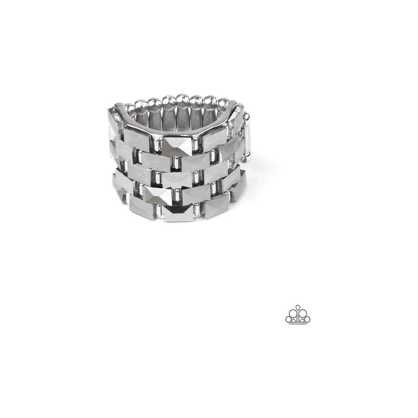 Checkered Couture - Silver Paparazzi Accessories